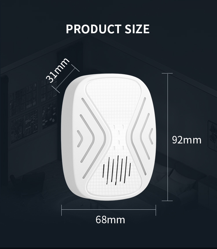 AI Intelligent Dual Frequency Sonic Insect Repeller YQ-WS-03 