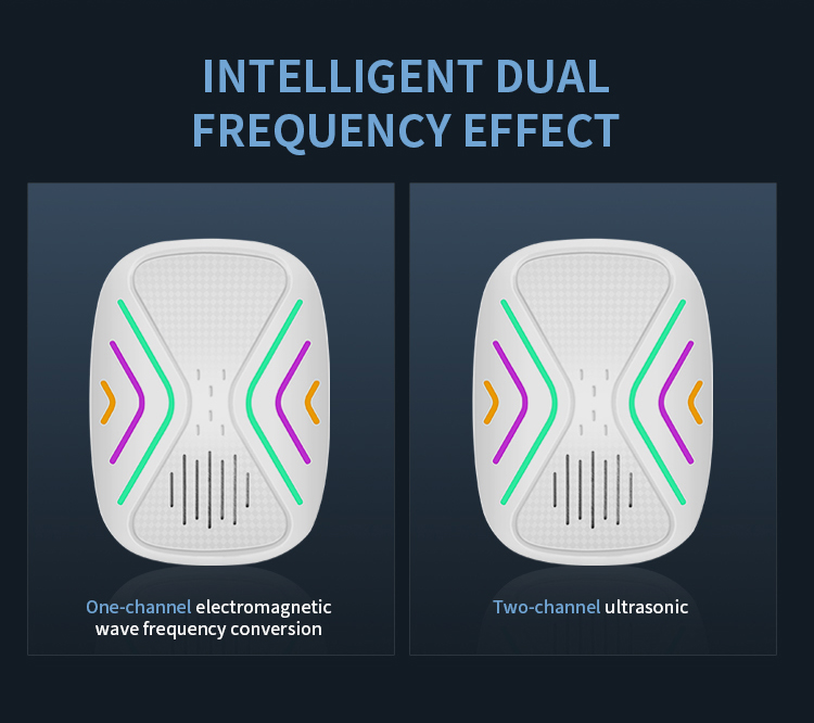 AI Intelligent Dual Frequency Sonic Insect Repeller YQ-WS-03 