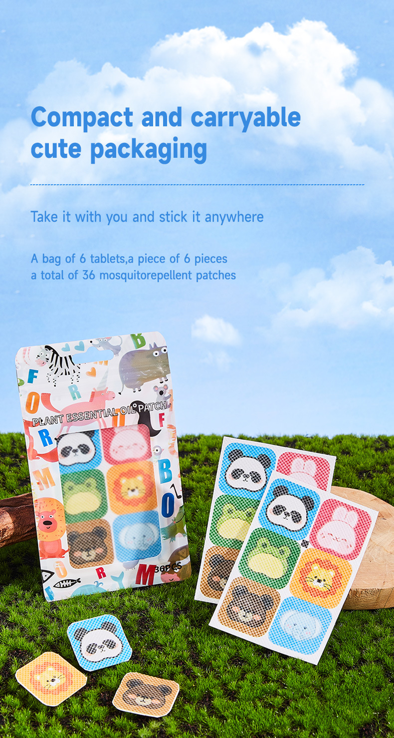 Plant essential oil mosquito repellent patch YQ-MW-301
