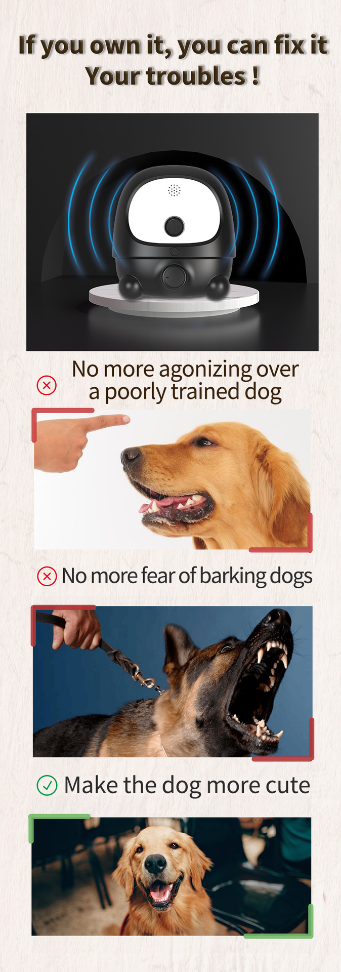 Intelligent Ultrasonic Stop Barker
