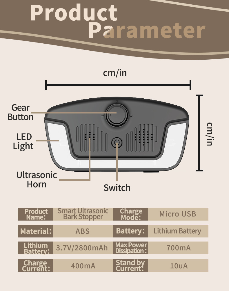 Intelligent Ultrasonic Stop Barker