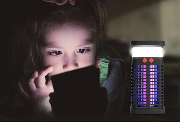 Solar-Powered Mosquito Lamp