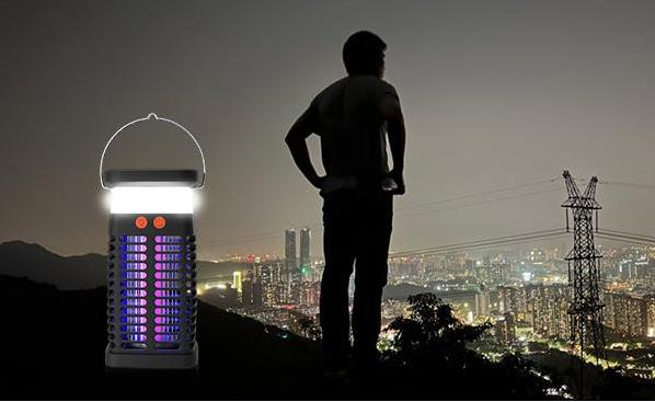 Solar-Powered Mosquito Lamp