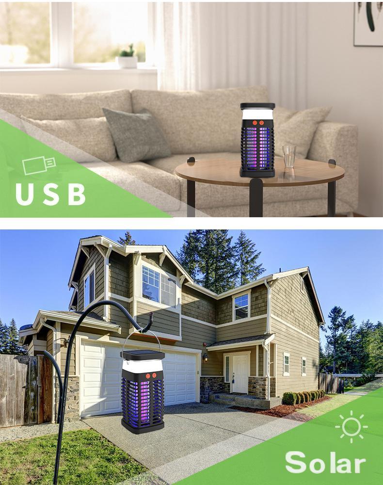 Solar-Powered Mosquito Lamp