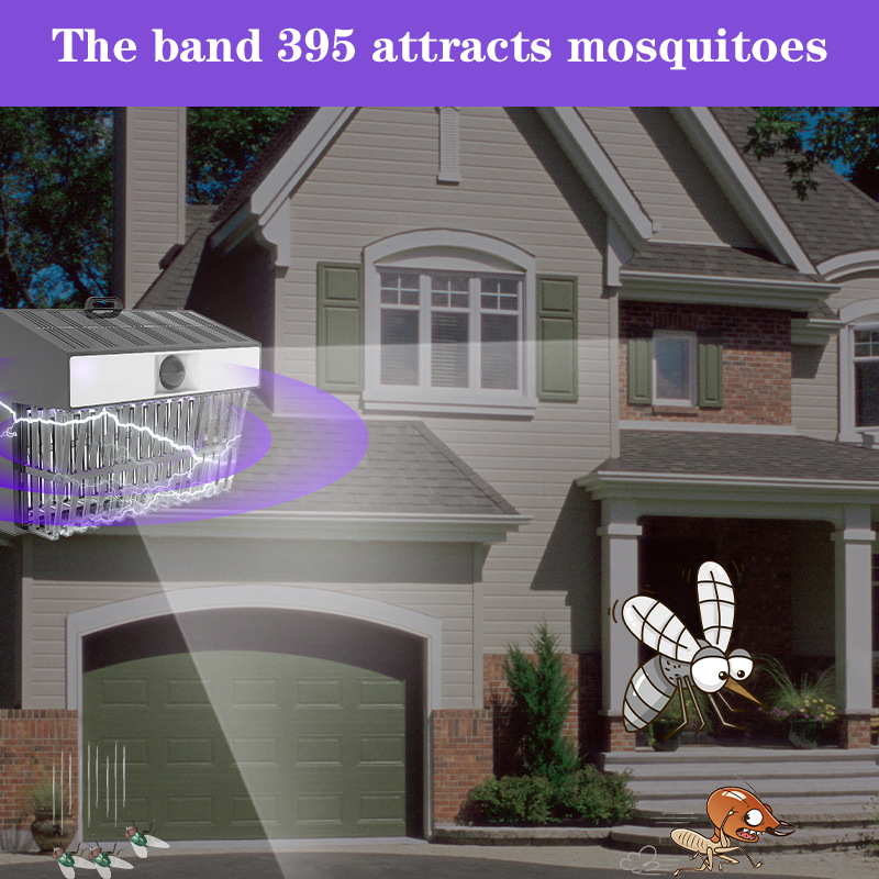 Solar-Powered Photocell Mosquito Killer