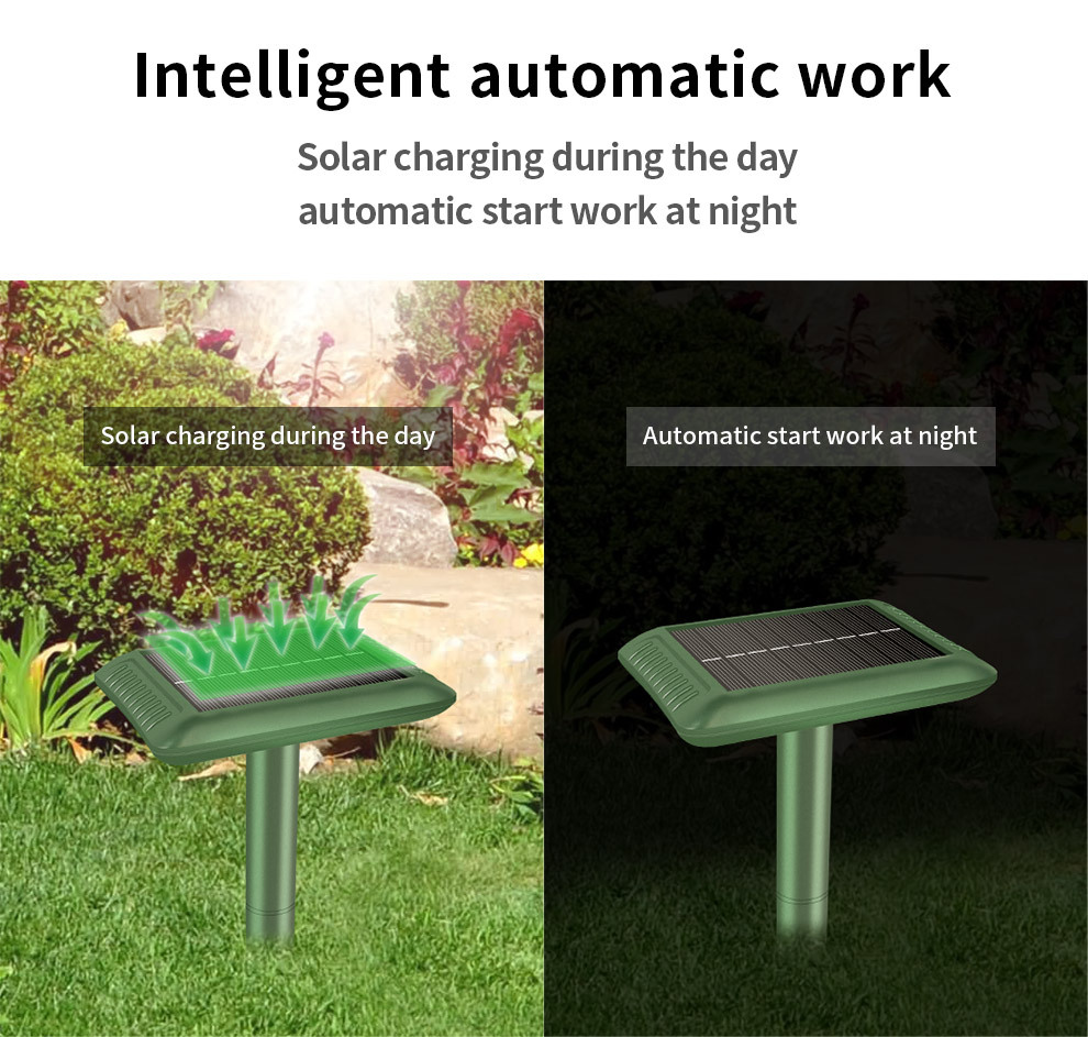 Solar-Powered Snake and Rodent Repeller