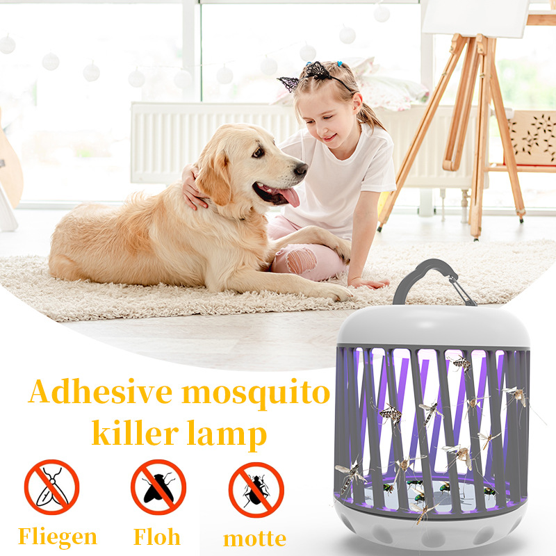 Sticky-trap mosquito lamp