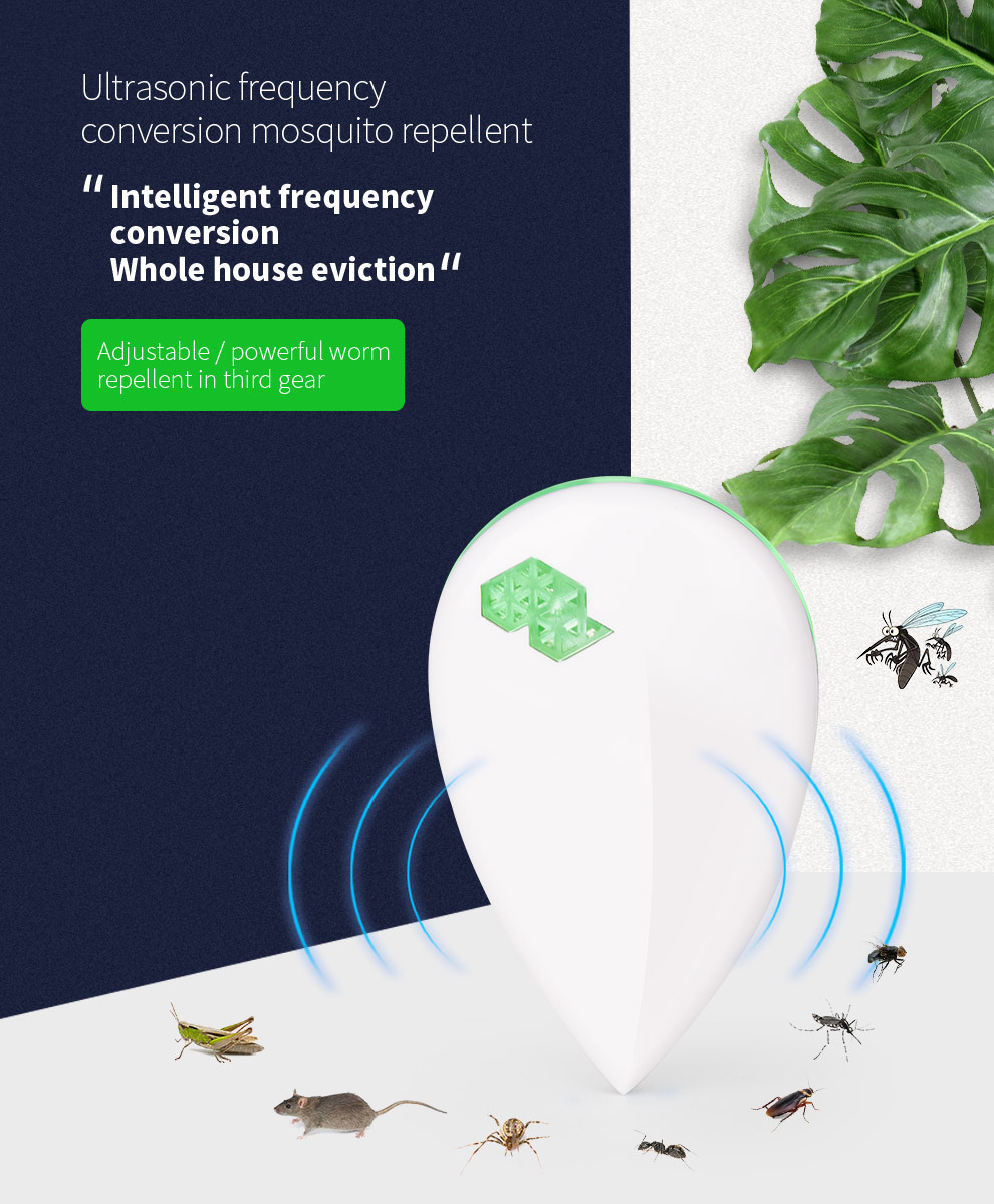 Ultrasonic Pest Repeller（LED Night Light）