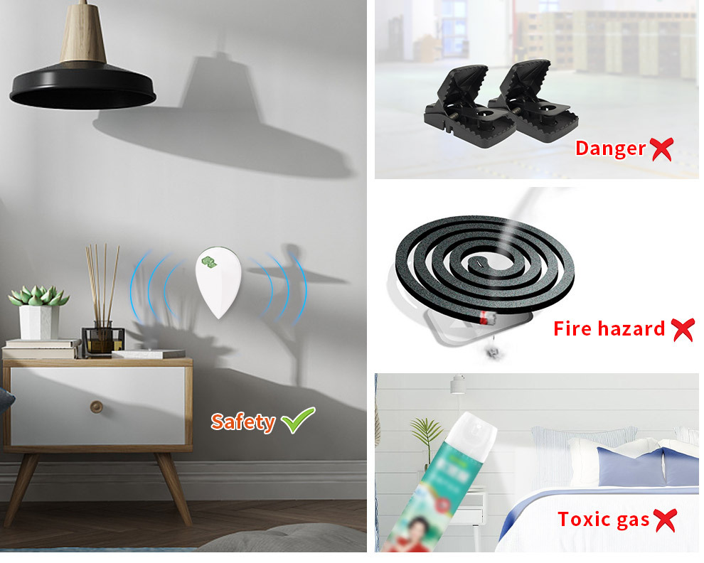 Ultrasonic Pest Repeller（LED Night Light）