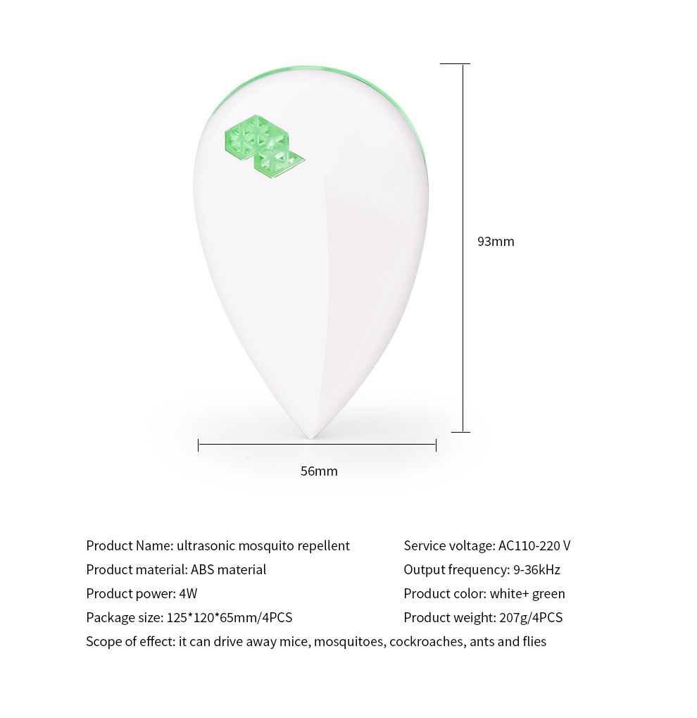 Ultrasonic Pest Repeller（LED Night Light）
