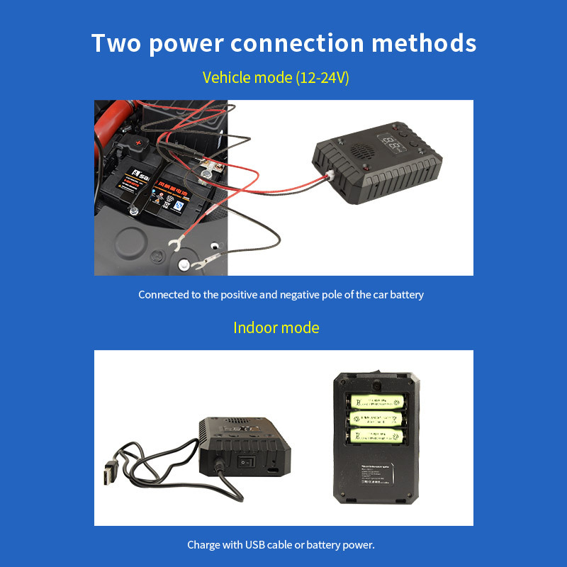 Vehicle/Indoor Variable-Frequency Ultrasonic Rodent Repeller