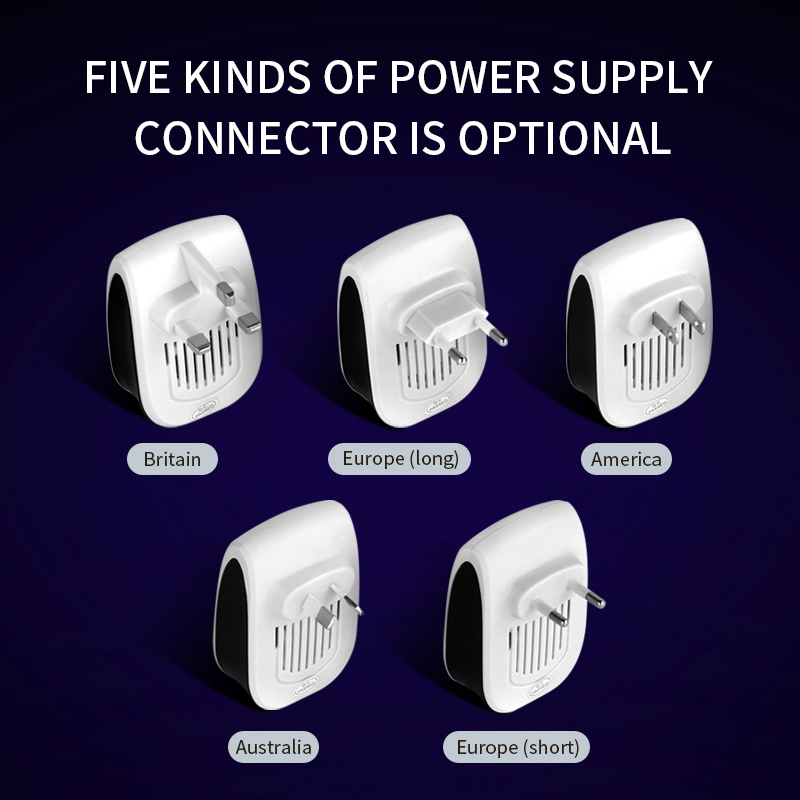 Dual Speaker Ultrasonic Intelligent Inverter Mosquito Repeller YQ-WS-02
