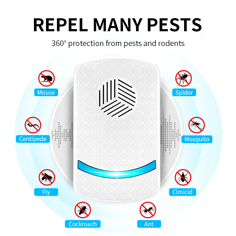 New ultrasonic intelligent frequency conversion mosquito repeller YQ-WS-04