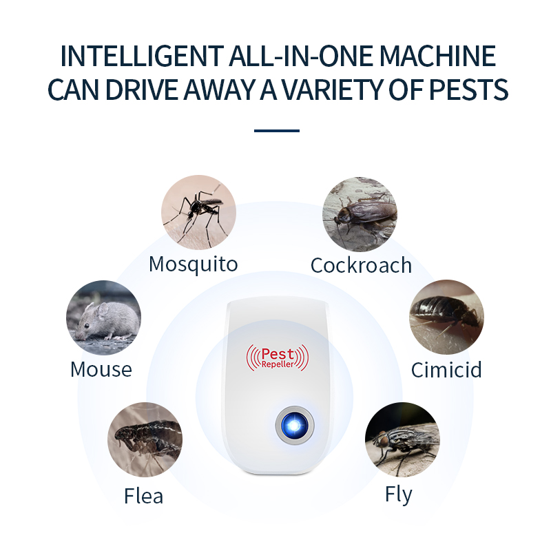 Ultrasonic Intelligent Inverter Mosquito Repeller YQ-WS-01