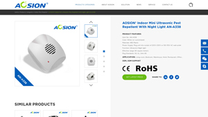 AOSION - Indoor Mini Ultrasonic Pest Repellent AN-A338