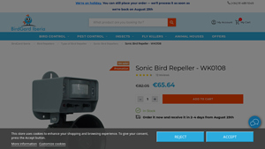 BirdGard - Sonic Bird Repeller WK0108