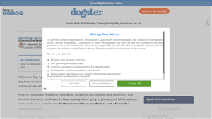 Dogster - Ultrasonic Dog Repellers