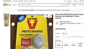 Victor - Mini M753SN Ultrasonic Rodent Repeller