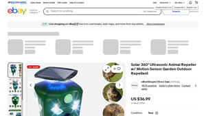 Solar 360° - Ultrasonic Animal Repeller