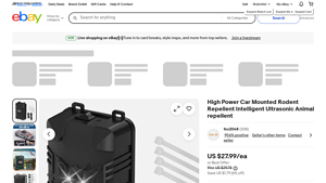 High Power - Ultrasonic Animal Repellent