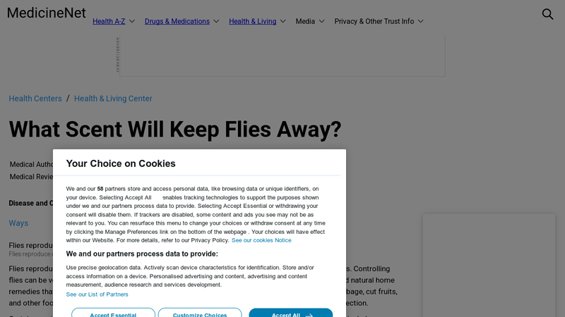 What Scent Will Keep Flies Away? - MedicineNet