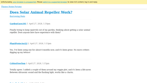 Thanos Home - Solar Ultrasonic Animal Repeller