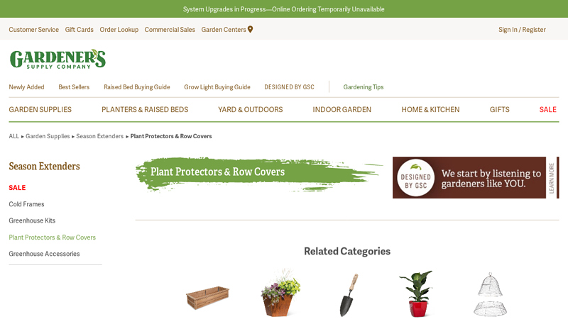 Plant Protectors & Row Covers | Gardener's Supply Company