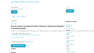Doxmand - VR4 X7 Ultrasonic Wild Animal Repellent