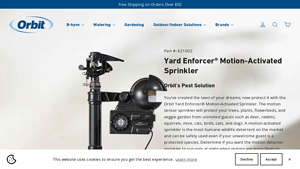 Yard Enforcer - Motion-Activated Sprinkler