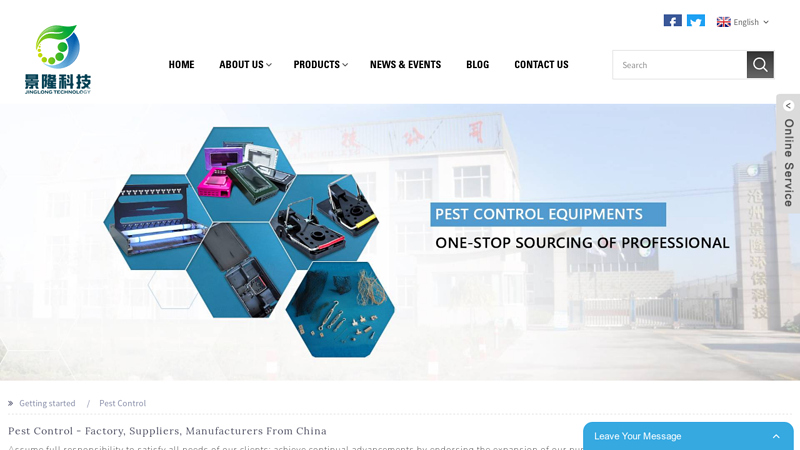 China Pest Control Manufacturers and Factory, Suppliers | Jinglong