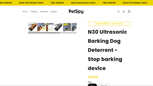 PetSpy - N30 Ultrasonic Barking Dog Deterrent
