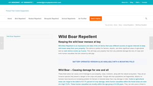 Prompt Pest Control - Wild Boar Repellent