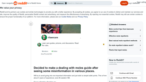 Reddit - Mole Control Insights