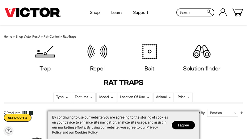 Indoor & Outdoor Rat Traps | Victor®