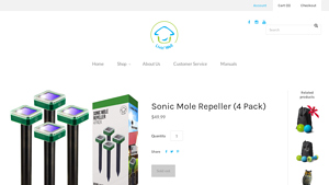 Livin' Well - Sonic Mole Repeller (4 Pack)