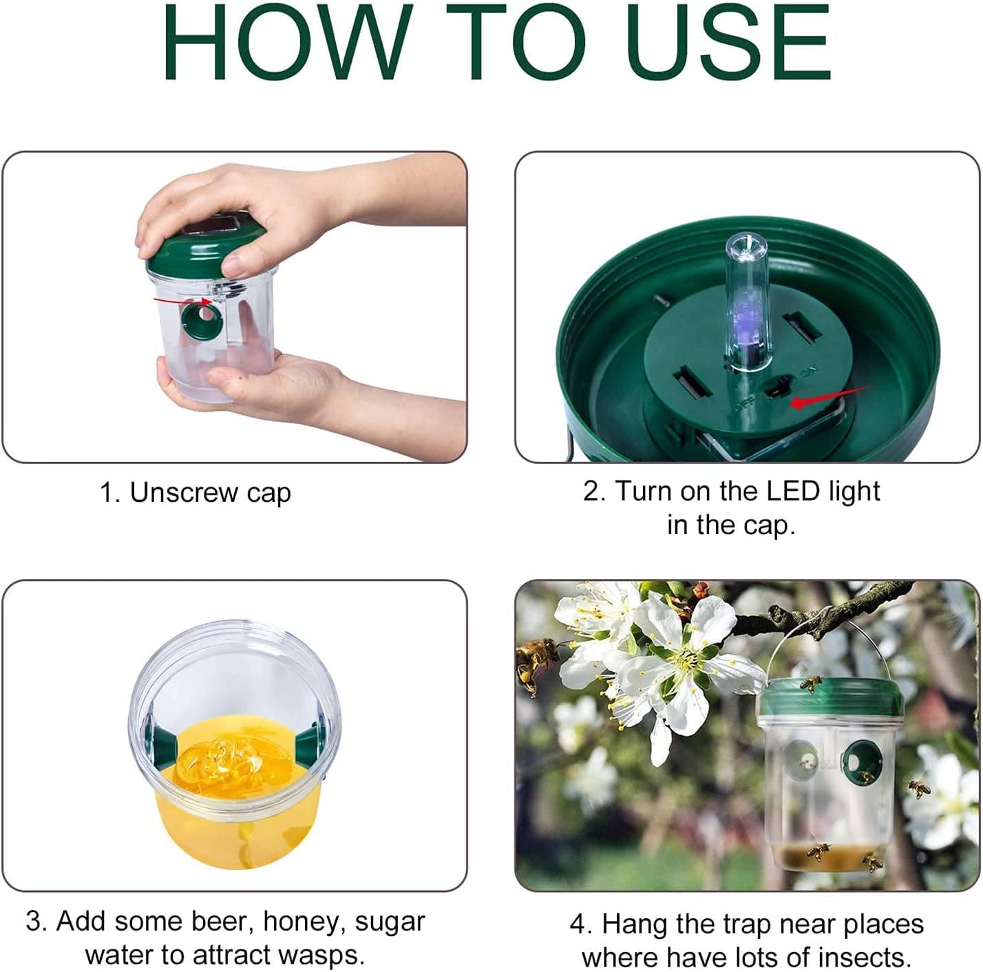 Illustrative image for Solar-powered Wasp Trap