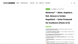 Molevox® - Solar Powered Animal Repellent
