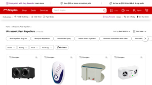 Brookstone - High-Power Ultrasonic Pest and Rodent Repeller