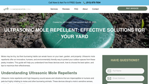 Mole Hunter - Ultrasonic Repellent