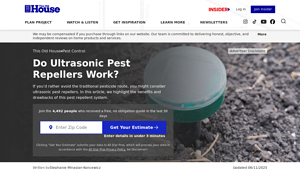 This Old House - Ultrasonic Pest Repellers