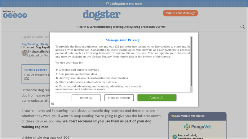 Ultrasonic Dog Repellers & Deterrents: Are They Ethical? Vet ...