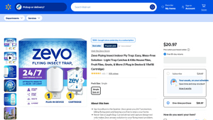 Zevo - Flying Insect Indoor Fly Trap