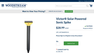 Victor - Solar Powered Sonic Spike™