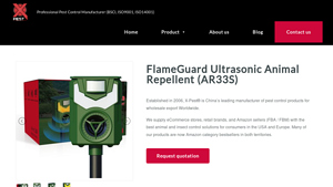 X-Pest - FlameGuard Ultrasonic Animal Repellent