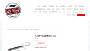 Zoom - 6 Lizard Electric Shad