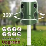 360° Solar-Powered Ultrasonic Animal Repeller
