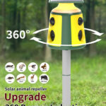 360° Solar-Powered Ultrasonic Animal Repeller