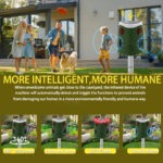 360° Solar-Powered Ultrasonic Animal Repeller