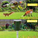 360° Solar-Powered Ultrasonic Animal Repeller