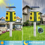 360° Solar-Powered Ultrasonic Animal Repeller